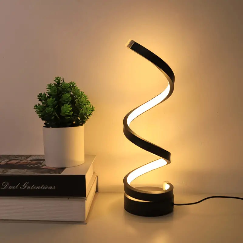 Spiral LED Table Lamp