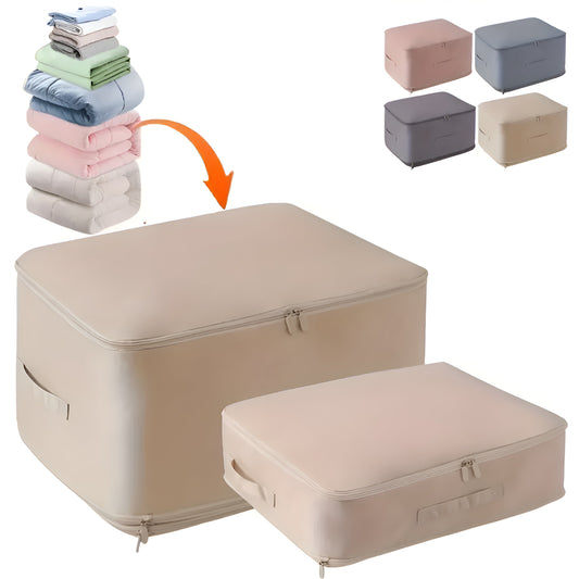 Compression Vacuum Storage Bags for Clothes and Bedding – Airtight, Space-Saving
