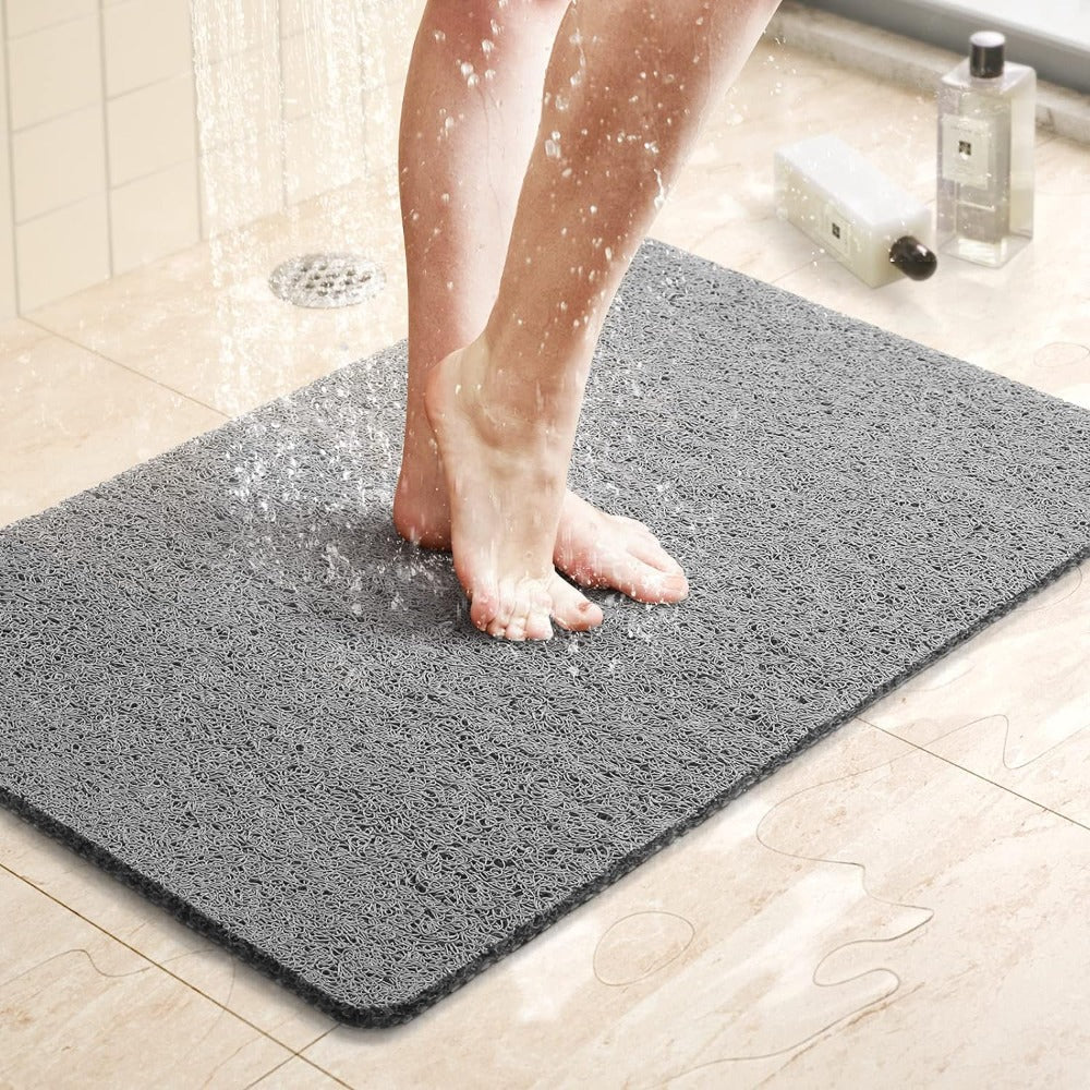 Non-Slip Shower Mat with Microban – Custom-Fit Anti-Slip Bath Mat with Soft Surface
